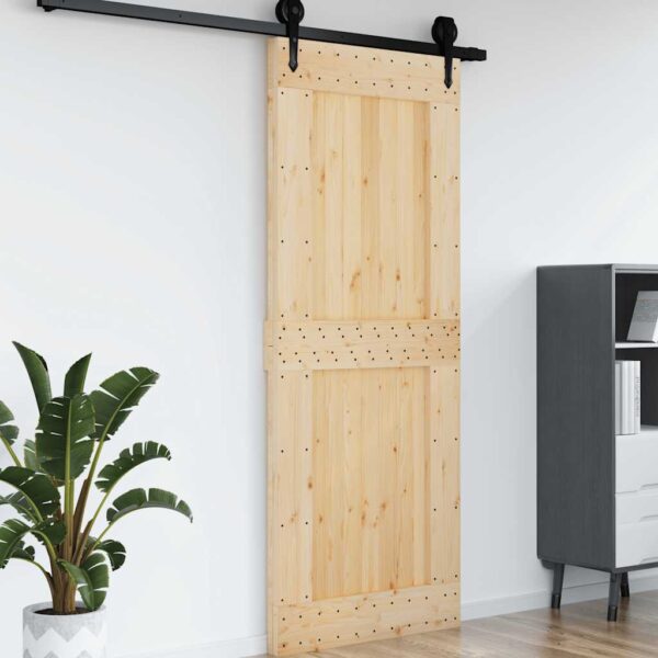 vidaXL Door NARVIK 90x210 cm Solid Wood Pine - Image 4