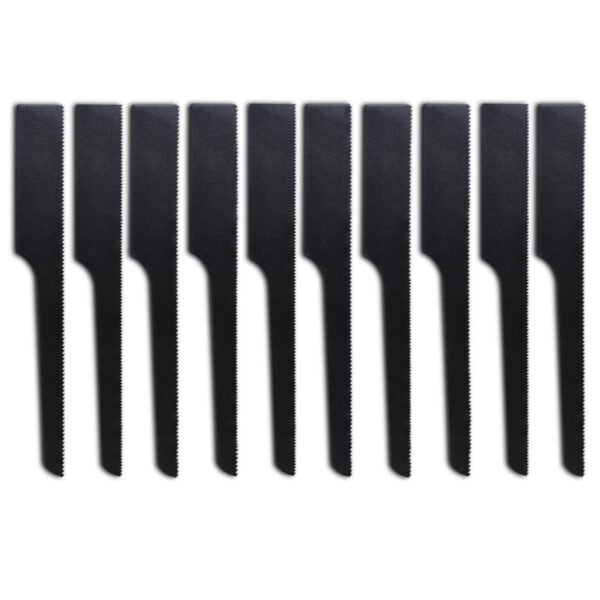 vidaXL Air Body Saw Spare Blades 10 pcs 24T & 32T - Image 1
