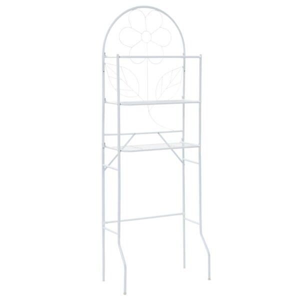 vidaXL Toilet Rack White 60x33x174 cm - Image 1
