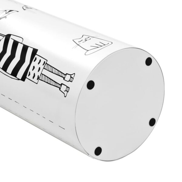 vidaXL Umbrella Stand Women Steel White - Image 4