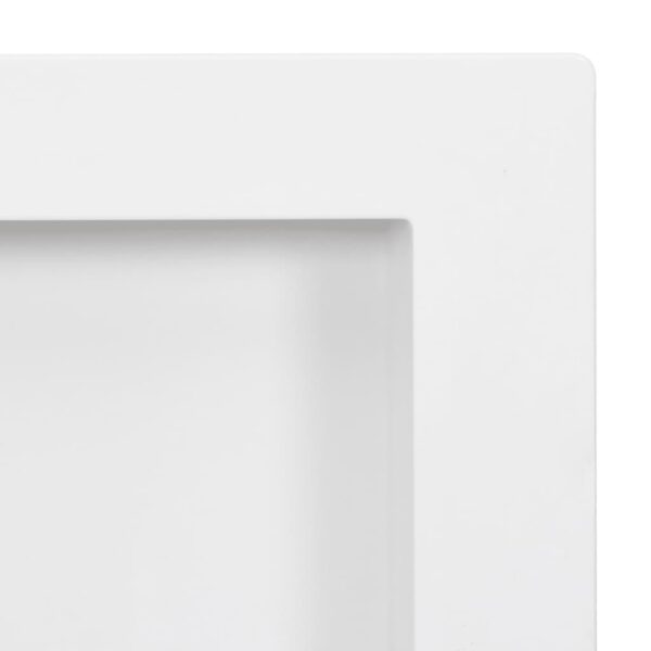 vidaXL Shower Niche with 3 Compartments High Gloss White 41x99x9 cm - Image 5
