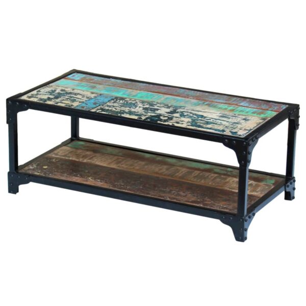 vidaXL Coffee Table Solid Reclaimed Wood - Image 4