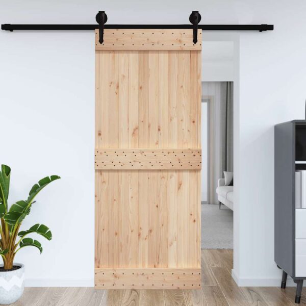 vidaXL Door NARVIK 95x210 cm Solid Wood Pine - Image 1