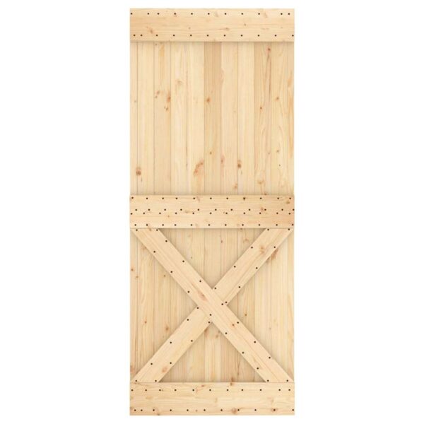 vidaXL Door NARVIK 85x210 cm Solid Wood Pine - Image 5