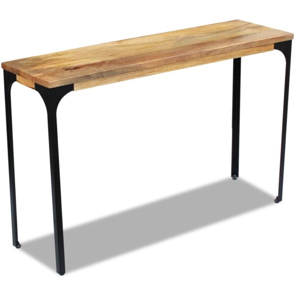 vidaXL Console Table Mango Wood 120x35x76 cm - Image 4