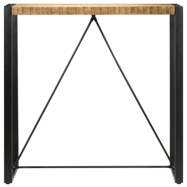 vidaXL Bar Table 110x60x110 cm Solid Mango Wood - Image 2