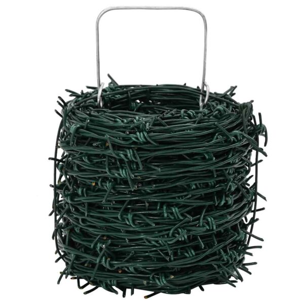 Barbed Wire Entanglement Wire Green Wire Roll 100 m - Image 2