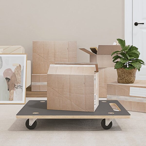 vidaXL Transport Trolleys 2 pcs Rectangular 80x55x11.5 cm 250 kg - Image 1