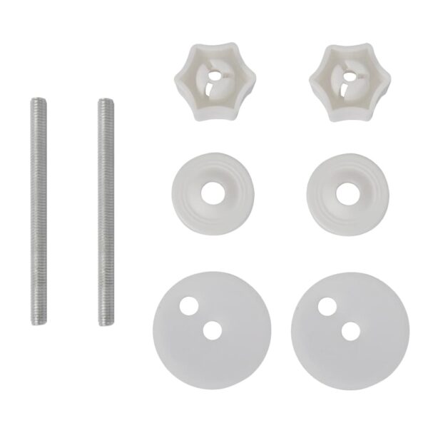 vidaXL Toilet Seats with Soft Close Lids 2 pcs MDF White - Image 8