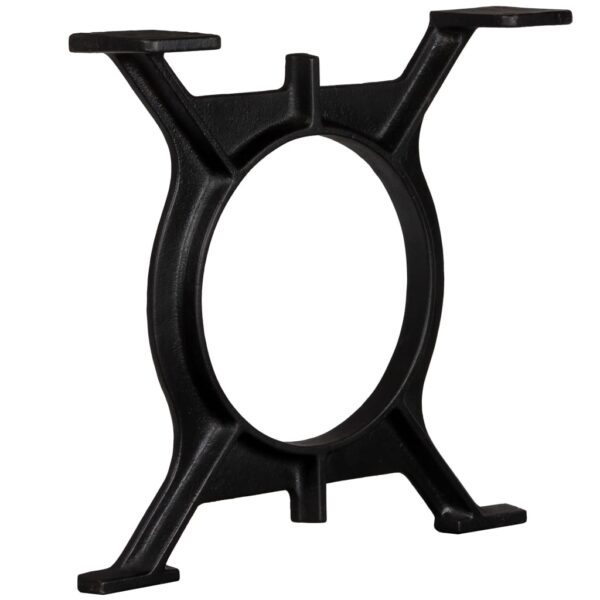 vidaXL Coffee Table Legs 2 pcs O-Frame Cast Iron - Image 2