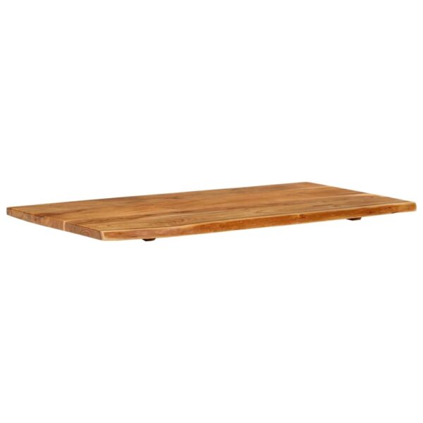 vidaXL Bathroom Vanity Top Solid Acacia Wood 100x52x2.5 cm - Image 10