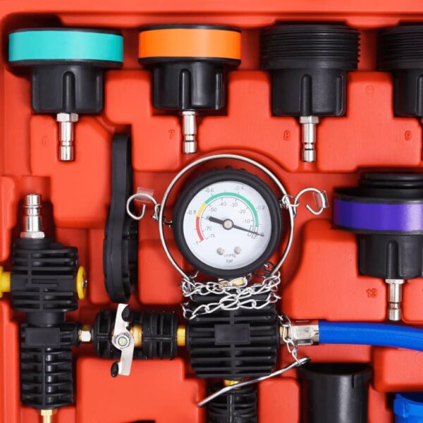vidaXL 28 Piece Radiator Pressure Tester Kit" - Image 6