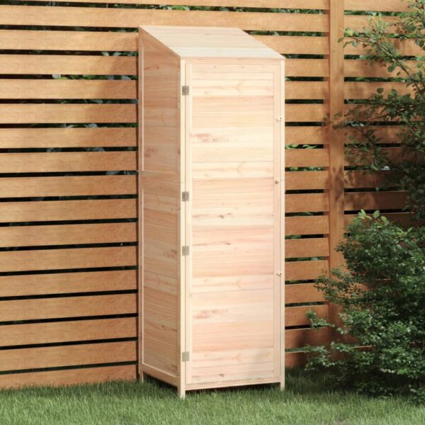vidaXL Garden Shed 55x52x174.5 cm Solid Wood Fir - Image 1