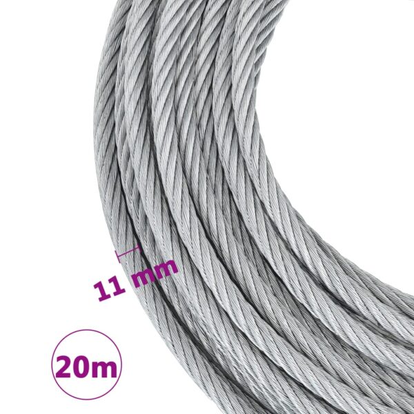vidaXL Wire Rope Cable 1600 kg 20 m - Image 4