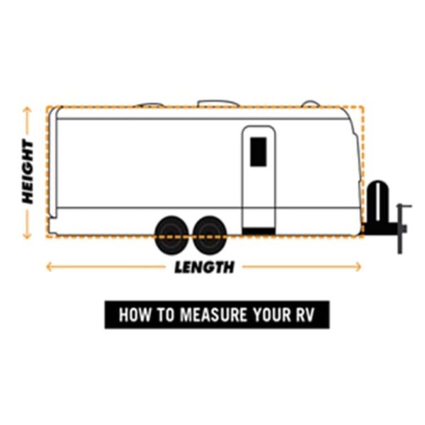 vidaXL Caravan Cover Grey S - Image 7
