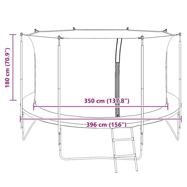 Safety Net  for 3.96 m Round Trampoline - Image 9