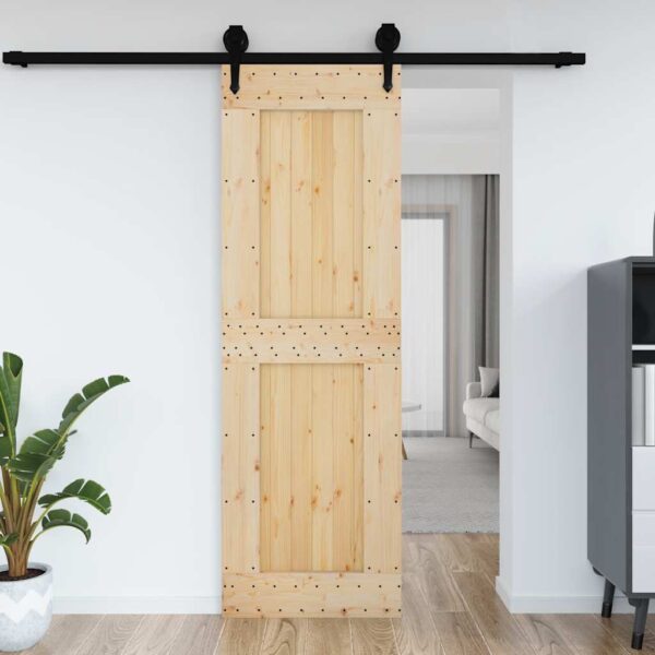 vidaXL Door NARVIK 70x210 cm Solid Wood Pine - Image 1