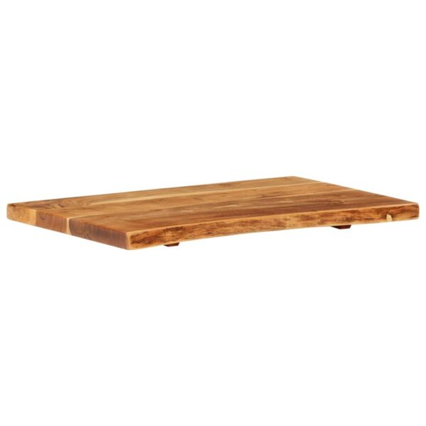 vidaXL Bathroom Vanity Top Solid Acacia Wood 80x52x3.8 cm - Image 10
