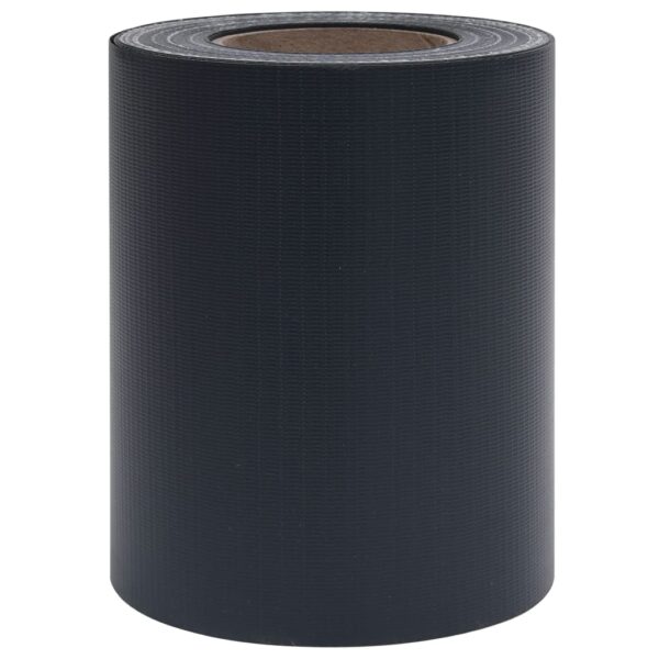 vidaXL Garden Privacy Screen PVC 35x0.19 m Matte Dark Grey - Image 4
