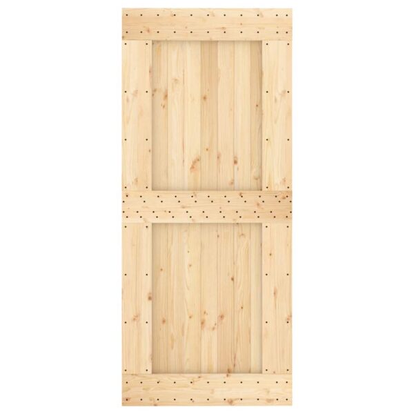 vidaXL Door NARVIK 90x210 cm Solid Wood Pine - Image 5