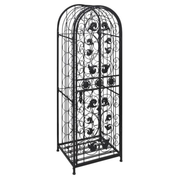 vidaXL Wine Rack for 45 Bottles Metal - Image 4