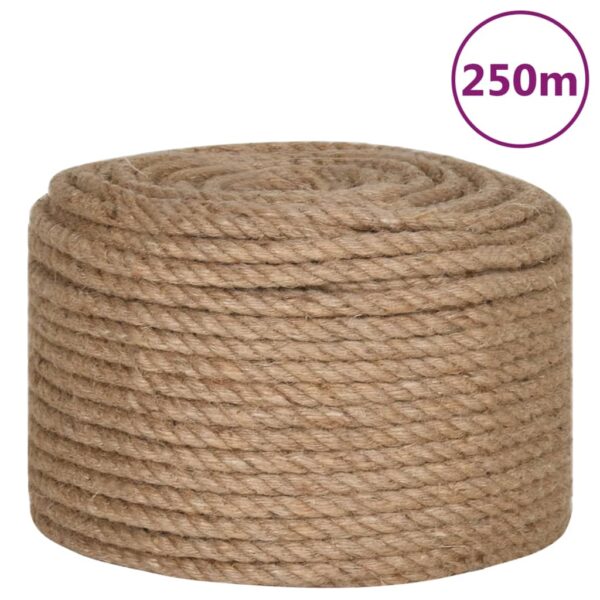 vidaXL Rope 100% Jute 12 mm 250 m - Image 2