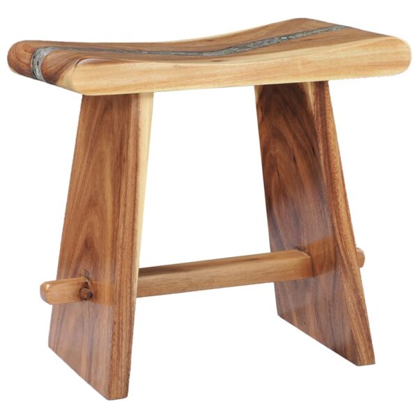 vidaXL Stool Solid Suar Wood and Polyresin - Image 11