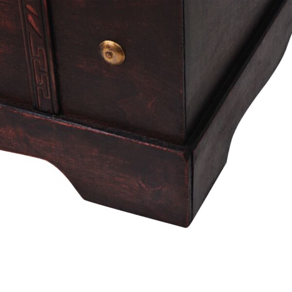 vidaXL Vintage Treasure Chest Wood 66x38x40 cm - Image 6