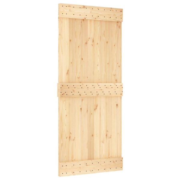 vidaXL Door NARVIK 90x210 cm Solid Wood Pine - Image 2