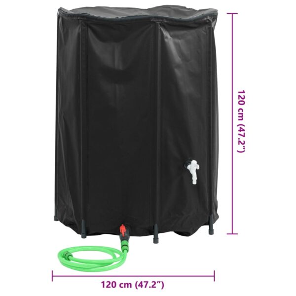 vidaXL Water Tank with Tap Foldable 1350 L PVC - Image 10