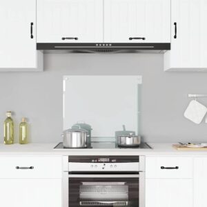 vidaXL Kitchen Backsplash Transparent 70x60 cm Tempered Glass