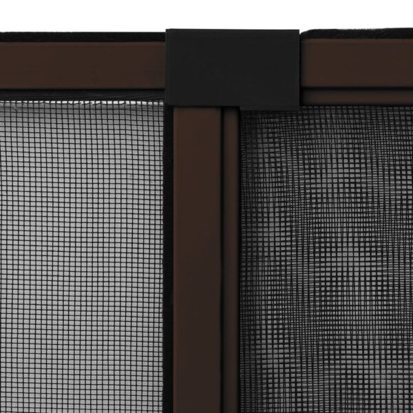 vidaXL Extendable Insect Screen for Windows Brown (100-193)x75 cm - Image 8