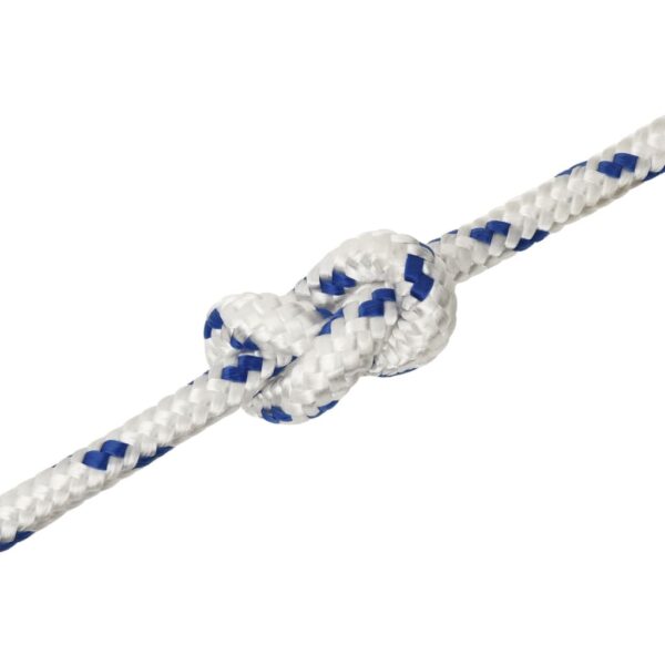 vidaXL Boat Rope White 12 mm 25 m Polypropylene - Image 5
