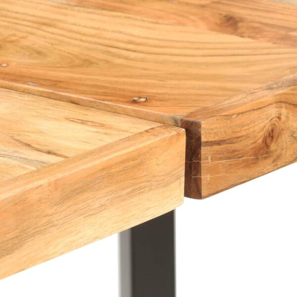 vidaXL Bar Table 180x70x107 cm Solid Acacia Wood - Image 6