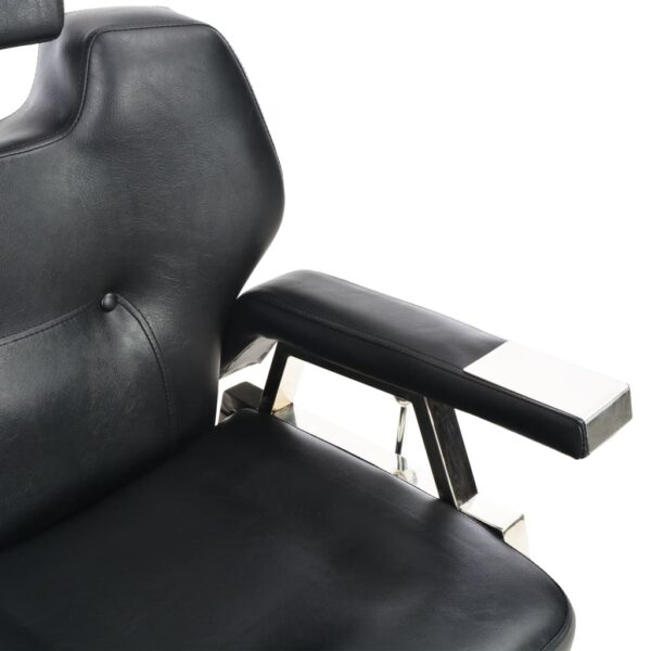 vidaXL Barber Chair Black 72x68x98 cm Faux Leather - Image 10