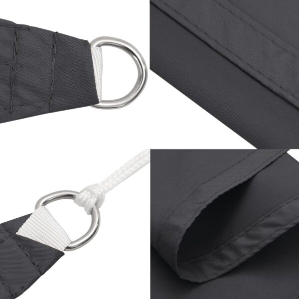 vidaXL Sunshade Sail Oxford Fabric Rectangular 3x5 m Anthracite - Image 7