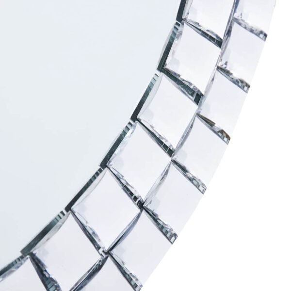 vidaXL Wall Mirror 40 cm Tempered Glass - Image 3