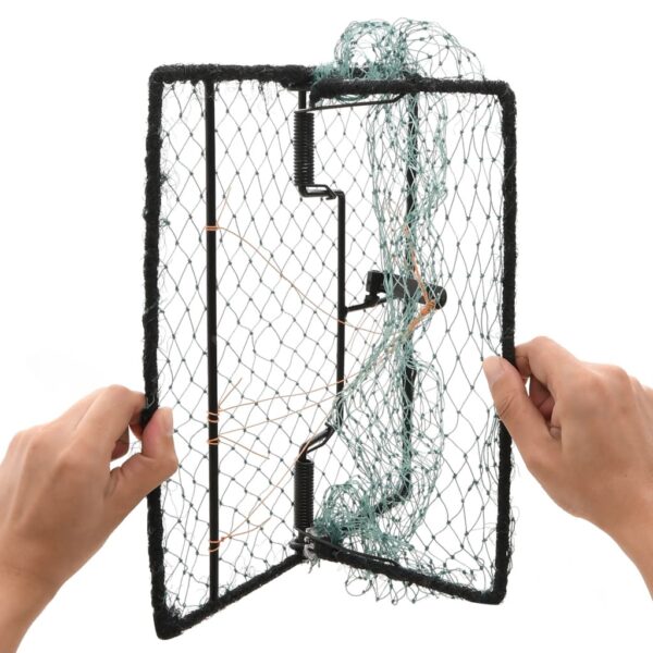 vidaXL Bird Trap Green 34x32 cm Steel - Image 2