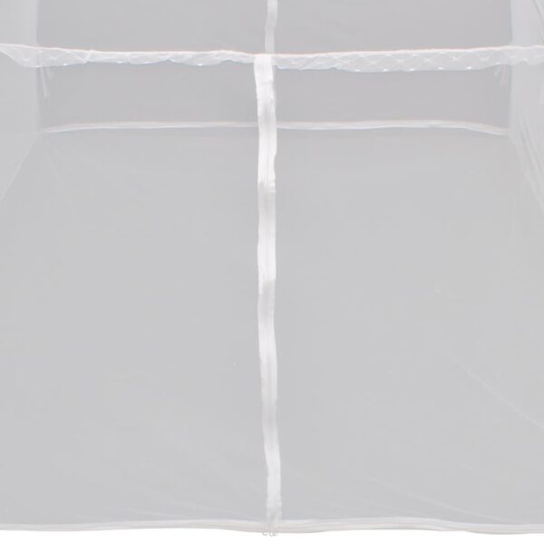vidaXL Camping Tent 200x120x130 cm Fiberglass White - Image 4