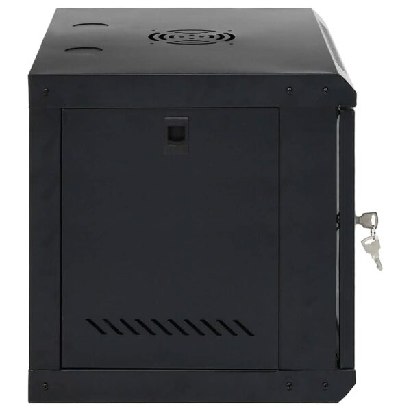 vidaXL 9U Wall Mounted Network Cabinet 19" IP20 53x40x45 cm - Image 4