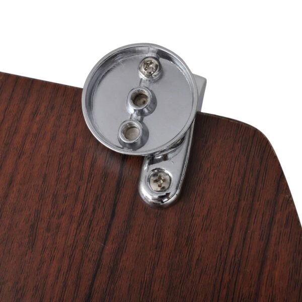 vidaXL Toilet Seats with Lids 2 pcs MDF Brown - Image 7