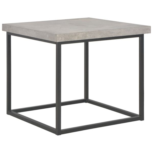 vidaXL Coffee Table 55x55x53 cm Concrete Look - Image 1