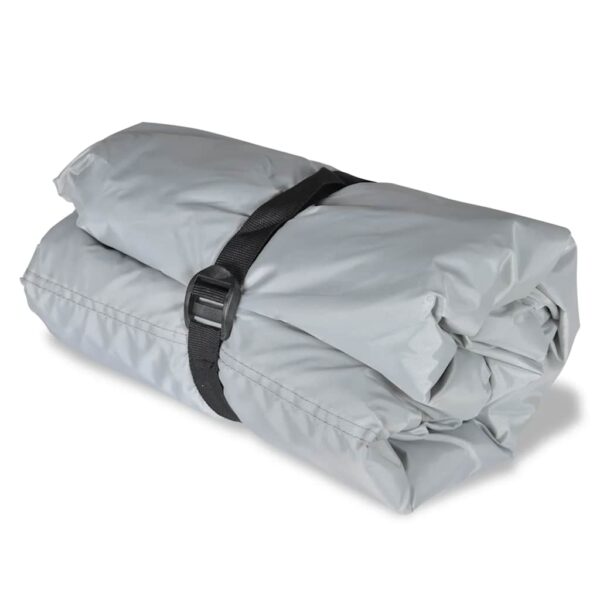 vidaXL Boat Covers 2 pcs Grey Length 610-671 cm Width 254 cm - Image 5