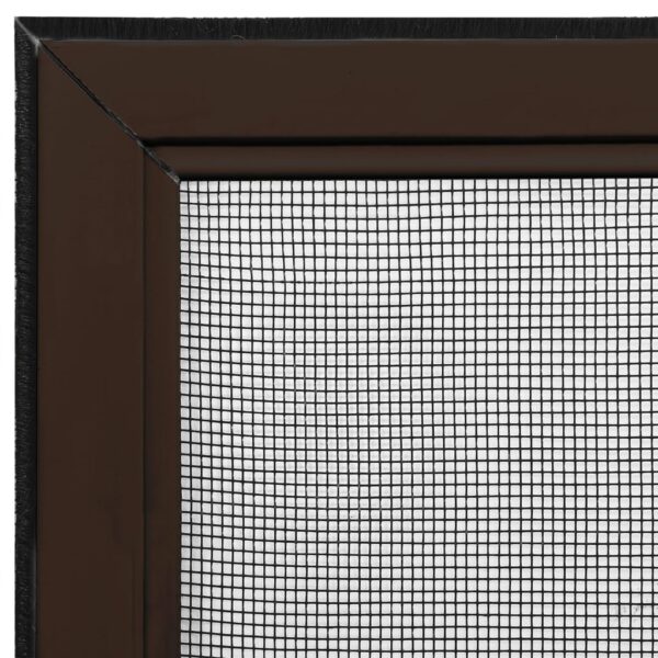 vidaXL Extendable Insect Screen for Windows Brown (100-193)x75 cm - Image 9