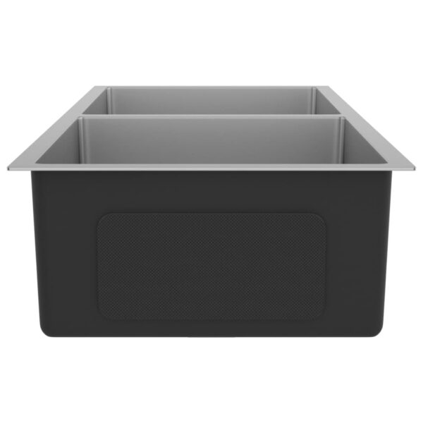 vidaXL Handmade Kitchen Sink Stainless Steel - Image 5