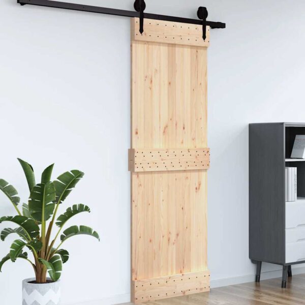 vidaXL Door NARVIK 85x210 cm Solid Wood Pine - Image 4