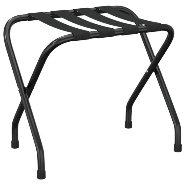 vidaXL Luggage Rack Black 56x40x49 cm - Image 2