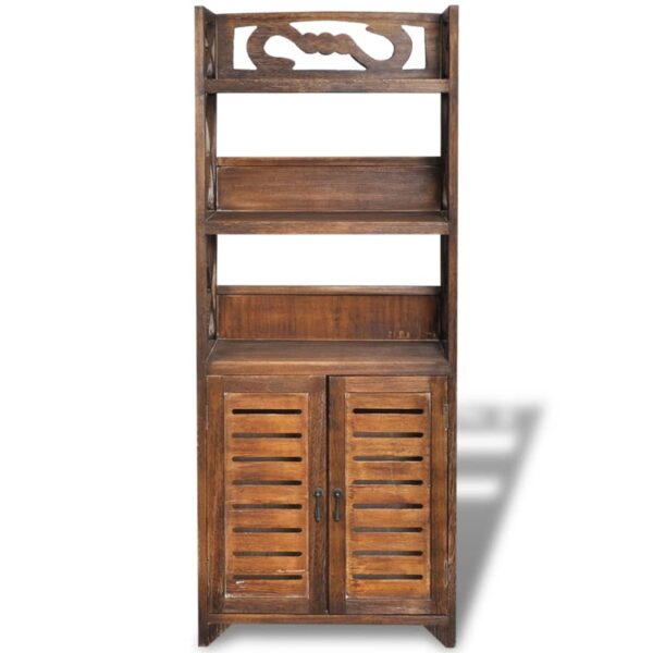 vidaXL Bathroom Cabinet Albuquerque Wood Brown 46x24x117.5 cm - Image 4