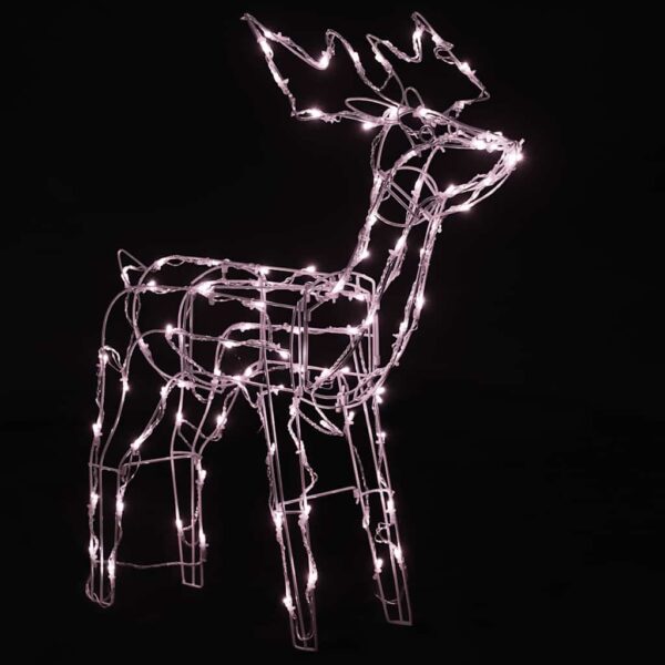 vidaXL 3 Piece Christmas Light Display Reindeers 229 LEDs - Image 4
