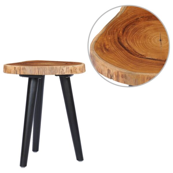 vidaXL Coffee Table 40x45 cm Solid Teak - Image 1